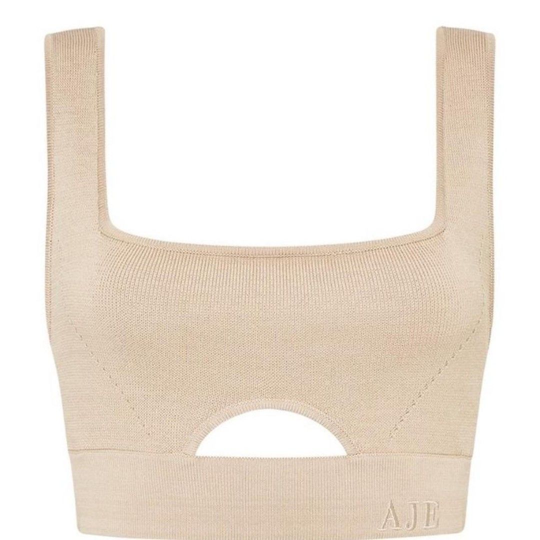 Aje Tan Crop Top (Category: Sleeveless) located in Pagudpud. Submitted by altheacee063978 (Listing ID 1470733939, Image 1). Description: xs on tag fits s-m.