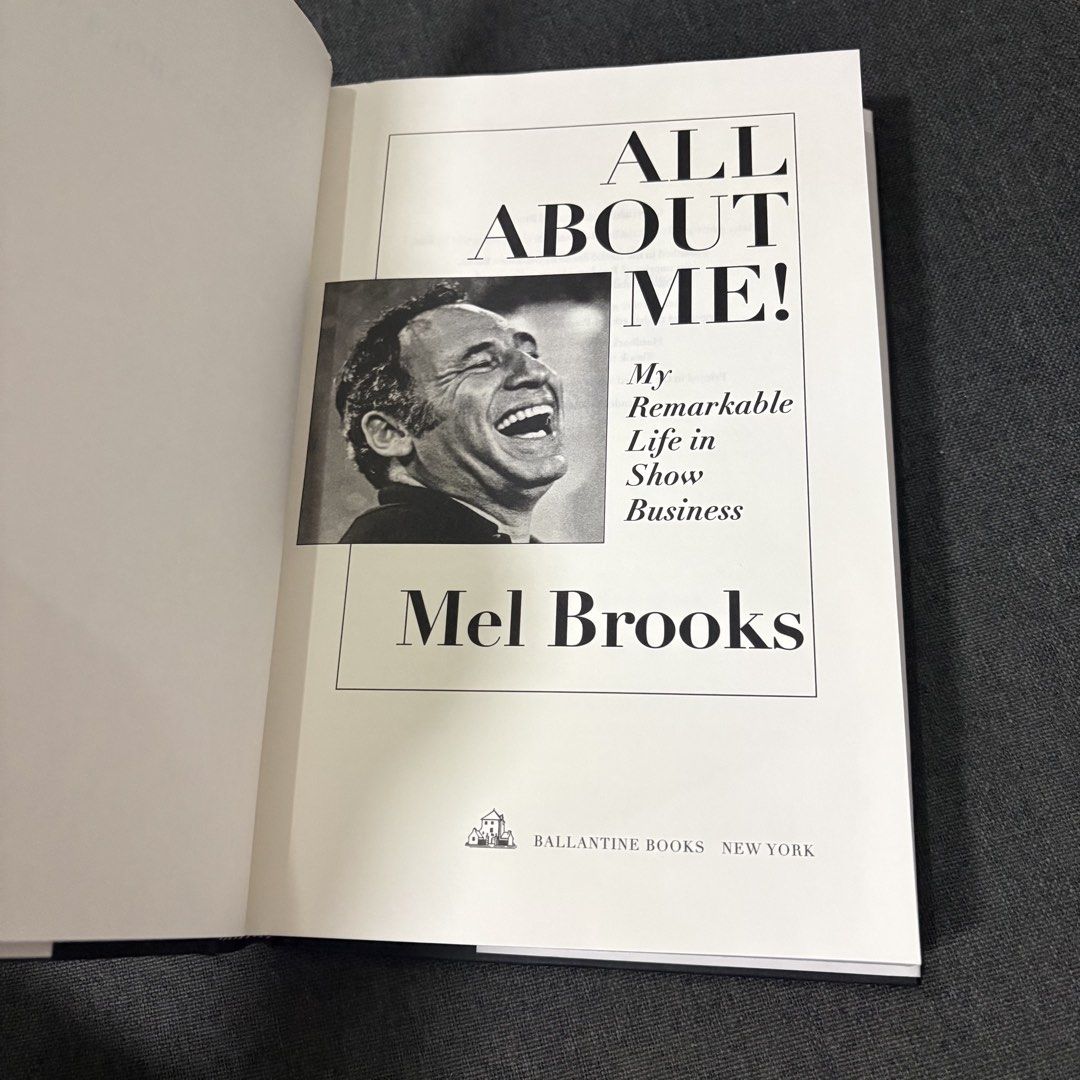 All About Me by Mel Brooks (Category: Storybooks) located in Imus. Submitted by declutter201 (Listing ID 1470724359, Image 3). Description: Price: P250 Prio payo Location: Imus, Cavite MOP: BDO, Gcash, Maya, GoTyme MOD: GGX, J&T, SDD RFS: Decluttering You can message me for more details.