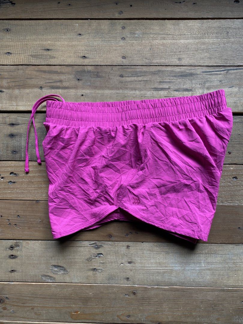 All in Motion Pink Athletic Workout Shorts Size S (Category: Activewear) located in Manila. Submitted by bravefox-98f5 (Listing ID 1470690169, Image 2). Description: Bright pink athletic shorts by All in Motion. Size small. Elastic waistband with drawstring for a secure fit. Built-in inner liner for extra comfort during runs or gym sessions. Lightweight recycled polyester fabric. Curved hem design. Good condition overall, worn a few times..