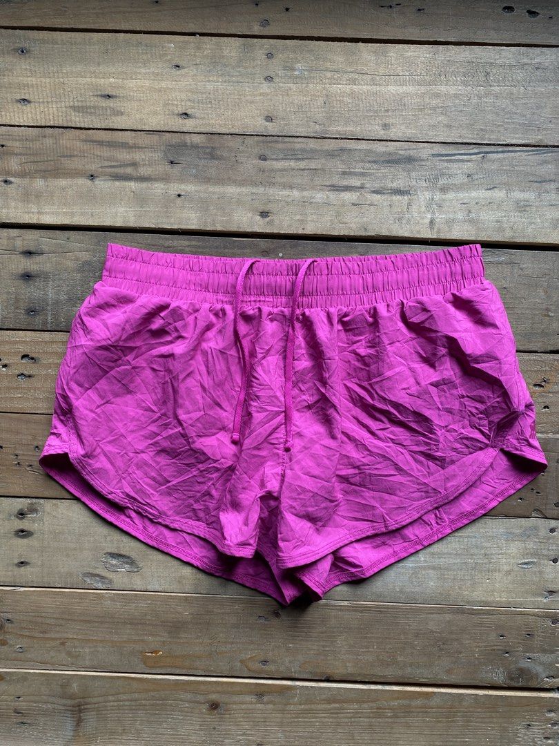 All in Motion Pink Athletic Workout Shorts Size S (Category: Activewear) located in Manila. Submitted by bravefox-98f5 (Listing ID 1470690169, Image 1). Description: Bright pink athletic shorts by All in Motion. Size small. Elastic waistband with drawstring for a secure fit. Built-in inner liner for extra comfort during runs or gym sessions. Lightweight recycled polyester fabric. Curved hem design. Good condition overall, worn a few times..