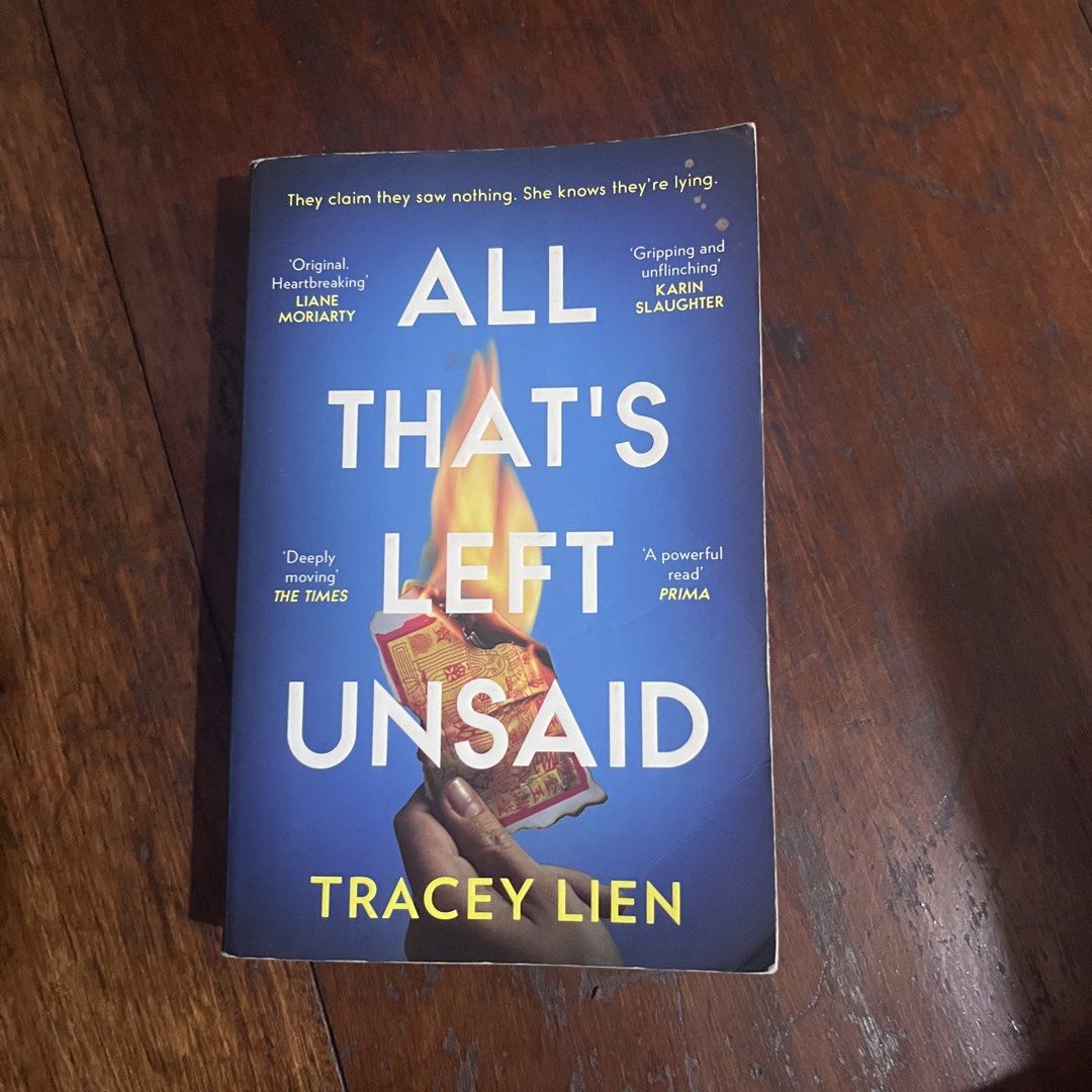 all things left unsaid by tracey lien (Category: Storybooks) located in Manila. Submitted by samgyupsai (Listing ID 1470613629, Image 1). Description: 🛒 mod: same day delivery / gogo xpress 💸 mop: gcash / bank transfer 📌 makati city.