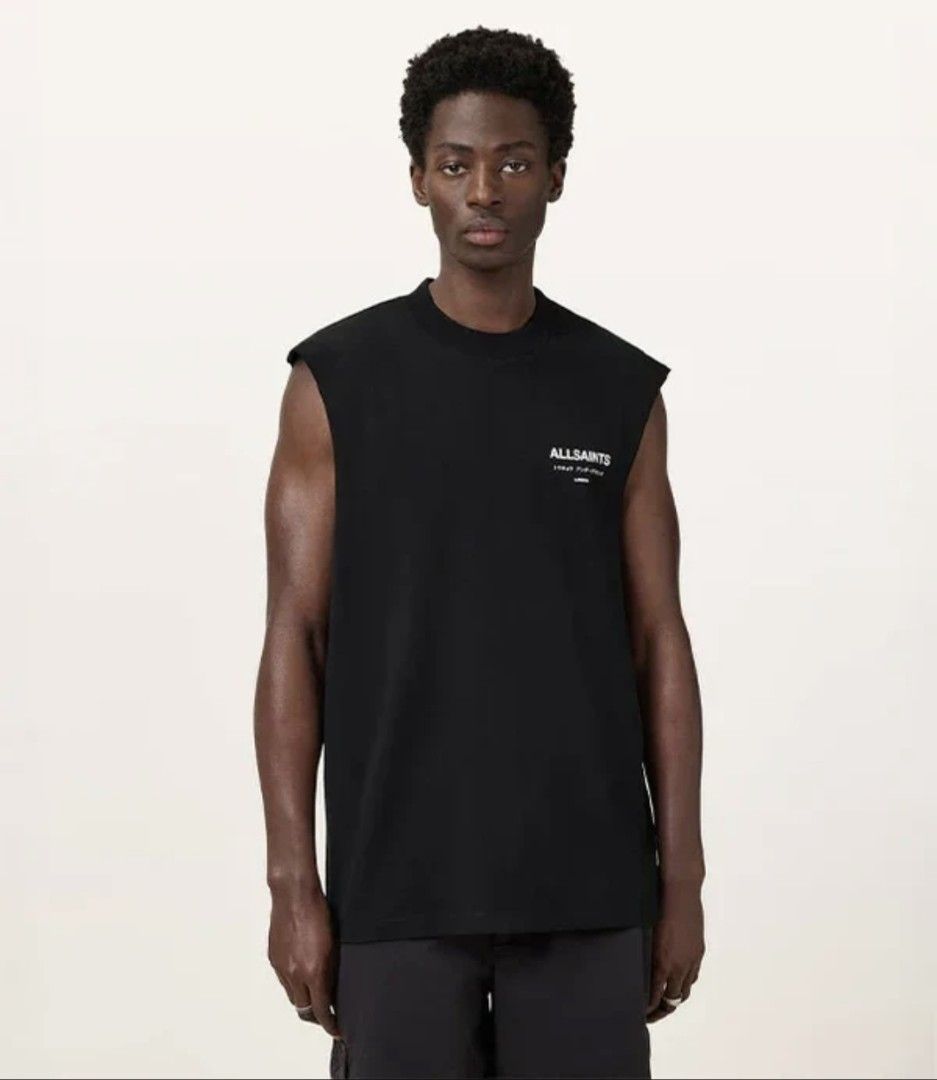 AllSaints Underground SL Crew (Category: Vests) located in Iloilo. Submitted by mnky.bsns03 (Listing ID 1470658993, Image 3). Description: 9.5/10 Color rate Issue: Cut Nwck Line(Pero parang Style na din) 30.5 Length 20 Width.