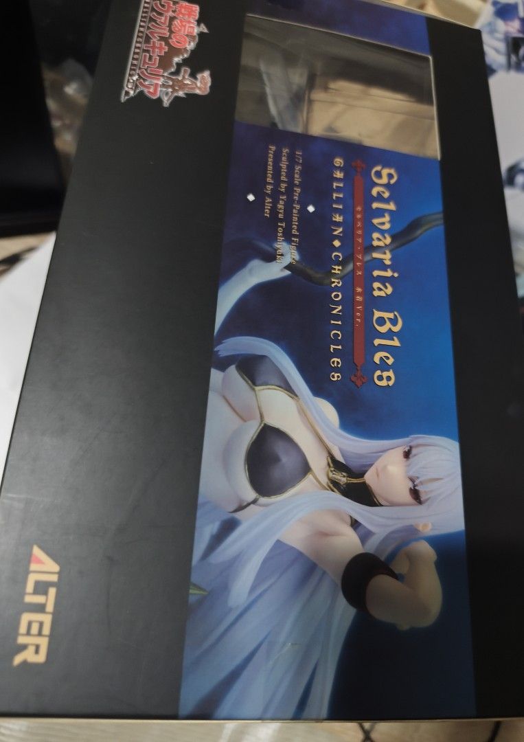 Alter Selvaria Bles Swimsuit Version 1/7 Scale Figure (Category: Figurines & Statues) located in Manila. Submitted by john85533 (Listing ID 1470607638, Image 2). Description: - Character: Selvaria Bles (Valkyria Chronicles) - Manufacturer: Alter - Scale: 1/7 pre-painted swimsuit version - Sculptor: Yagyu Toshiyuki - Packaging: Original box included with clear display window - Condition: Authentic figure with standard shelf wear on the box.