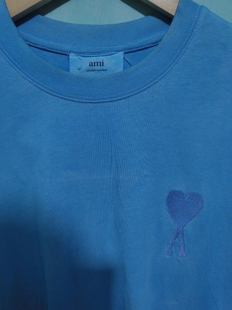Ami tshirt (Category: Tshirts & Polo Shirts ) located in Samal. Submitted by rj_thrift (Listing ID 1470656632, Image 2). Description: Size large 22x27 No issue Jinobus blue dating white Authentic.
