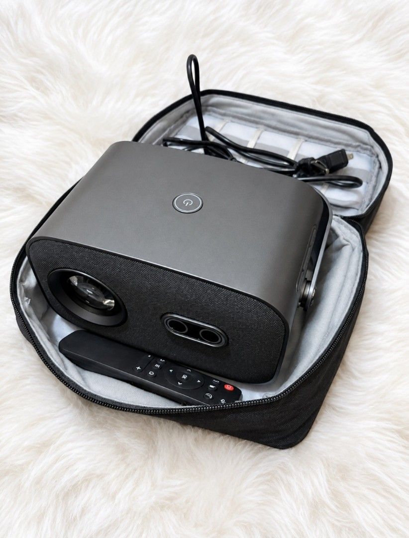 Android Projector (Monoz A10) (Category: Projectors) located in Quezon City. Submitted by trixiem183 (Listing ID 1470681188, Image 1). Description: 🔥ANDROID PROJECTOR🔥 📽️ MONOZ A10 Android Edition Projector ✅ Good condition — no issues ✅ Used only twice ✅️ Projector for presentations ✅️ Android Apps (Youtube, Netflix, Etc.) ✅ 720P HD resolution (1280 × 720) ✅ Supports Android & iOS screen mirroring ✅ Built-in Bluetooth 5.0 ✅ Projection size: 3
