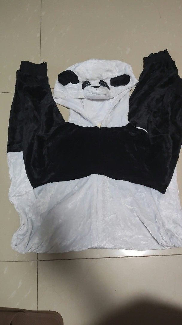 Animal costume (Category: Sets or Coordinates) located in Cavite. Submitted by nobledeer_10a275_598 (Listing ID 1470661193, Image 3). Description: - Super soft and warm plush material, perfect for cozy days at home - Fun hooded designs featuring cute character faces (reindeer, panda, dinosaur, cow, bunny, and chicken) - Convenient front zipper closure for quick and easy changing - Great for lounging, sleepovers, or costume parties - Multiple fun 