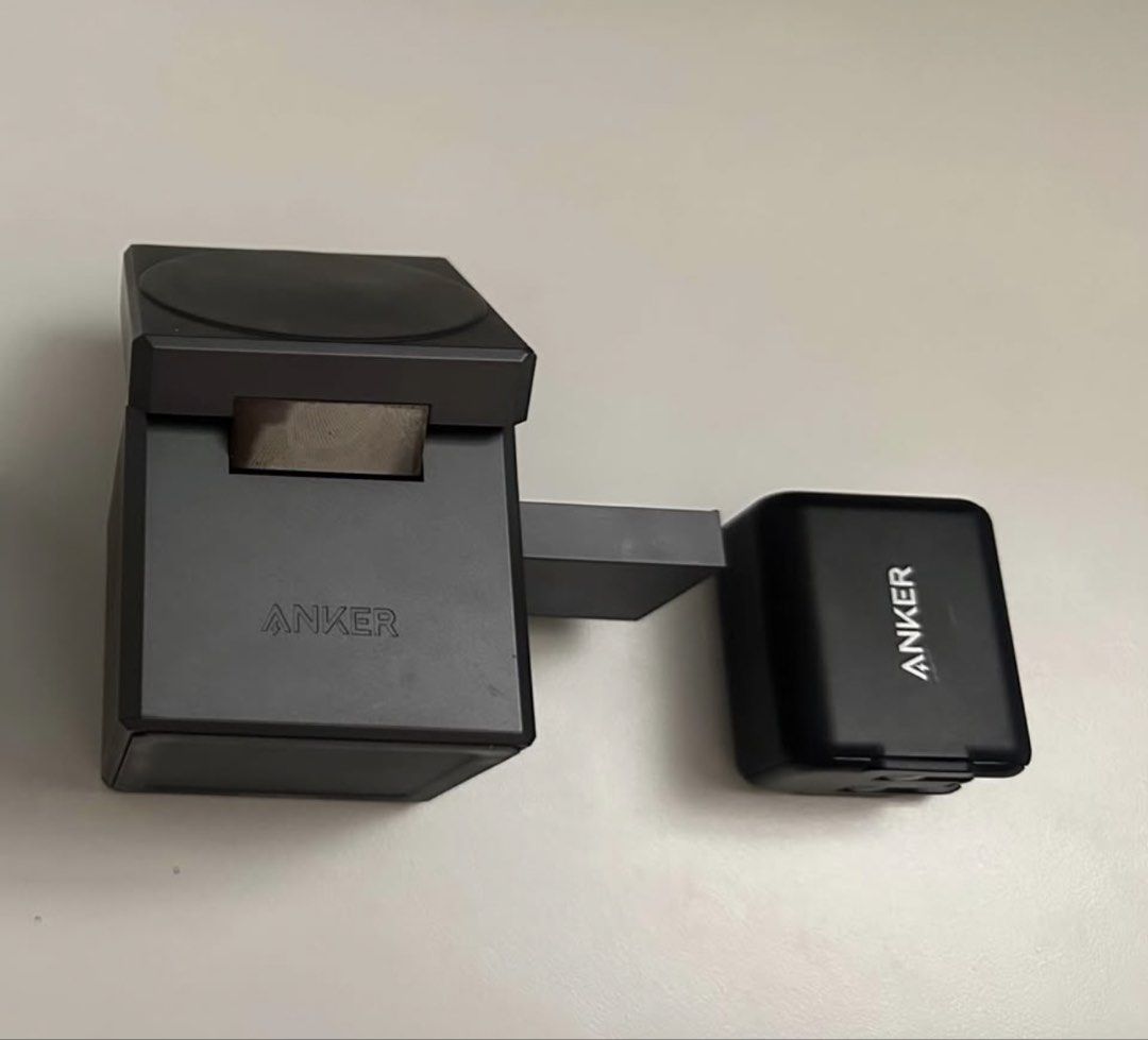 ANKER 3-1 CUBE WITH MAGSAFE (Category: Chargers & Cables) located in Cebu City. Submitted by vela199303 (Listing ID 1470622653, Image 3). Description: Anker 3 in 1 Cube with MagSafe • I usually used mainly for charging Apple Watch • Original cable no longer included❎ • Fully functional✅ • With original box✅ Serious buyer only, Pm if interested☺️ (Open for negotiation)😊.