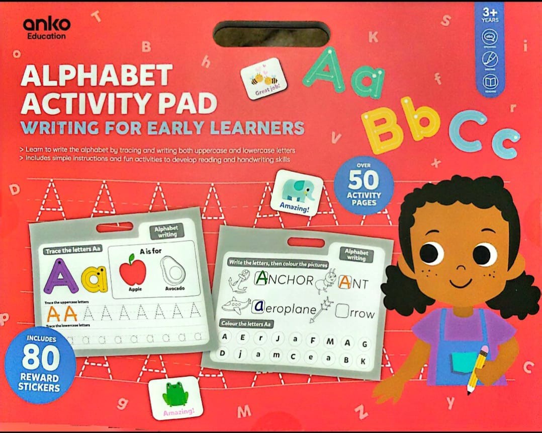 Match Computer Component Activity Anko Alphabet Activity Pad Writing For Early Learners, Toys ...