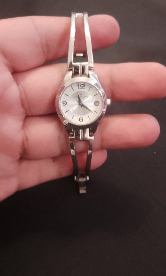 Anne Klein Vintage Silver Bangle Watch (Category: Luxury Watches) located in Manila. Submitted by goodfella1998 (Listing ID 1470592204, Image 2). Description: Original. Money back guaranteed. Once lang nagamit para sa kasal. For sure buyers only..