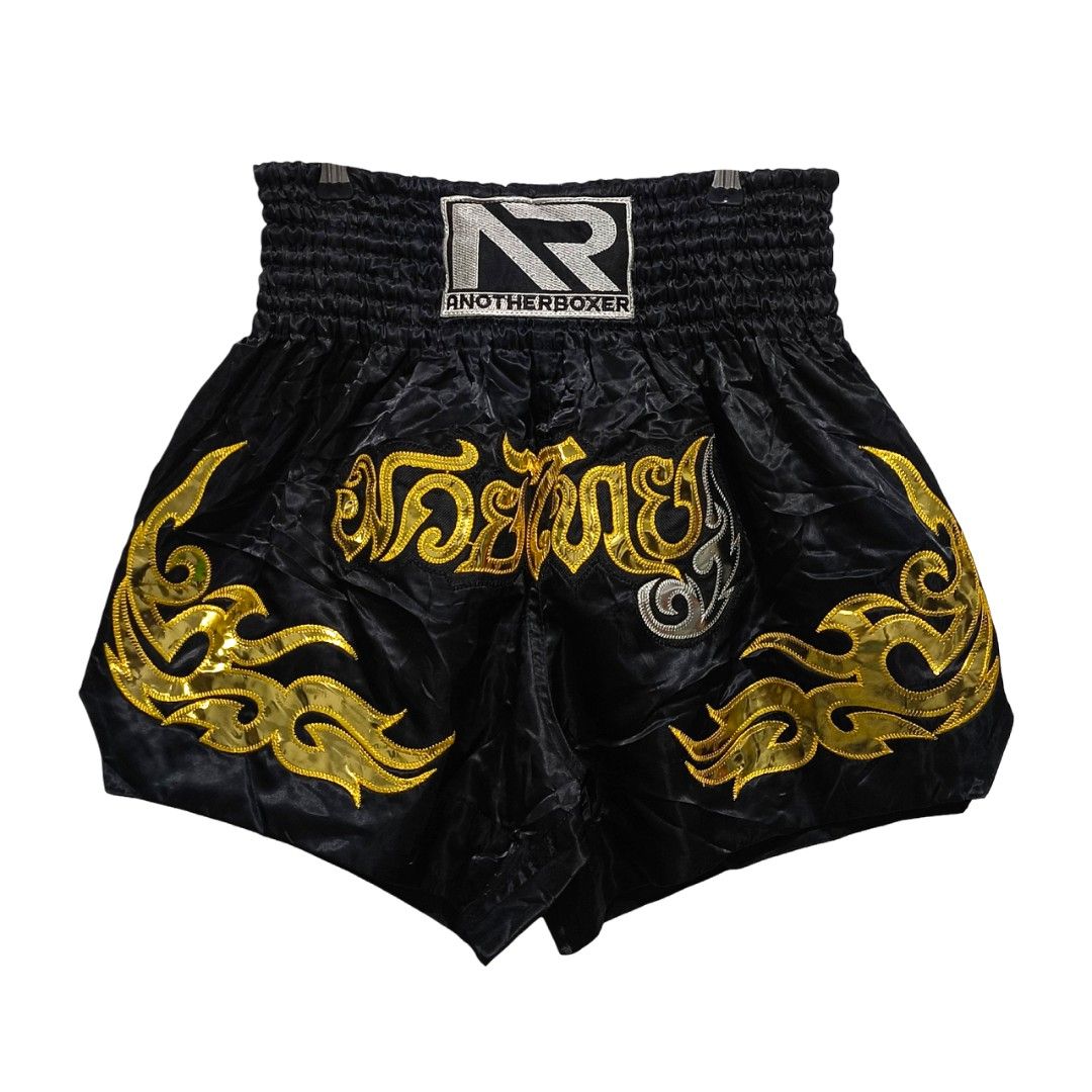AnotherBoxer Muay Thai Boxing Shorts Black (Category: Shorts) located in Angeles City. Submitted by thriftrawph (Listing ID 1470721294, Image 1). Description: - official anotherboxer product from thailand excellent condition (no issues) color rate: 10/10 size: S-XL waist: 26-38 length: 15.5 available thru dm [<3] please ensure the item fits you or the recipient. color may vary slightly due to lighting. refunds/returns accepted only for valid reas