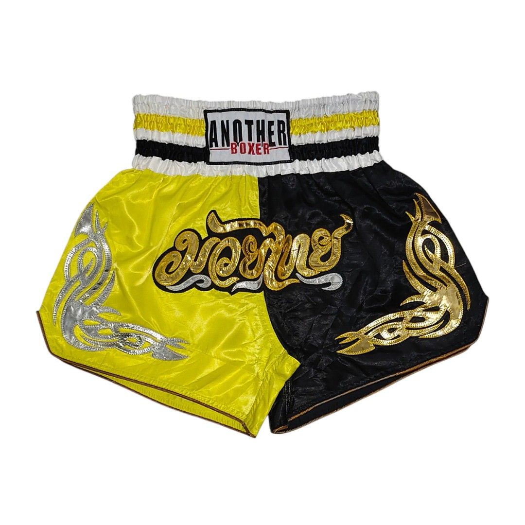 AnotherBoxer Muay Thai Shorts Two-Tone (Category: Shorts) located in Angeles City. Submitted by thriftrawph (Listing ID 1470713283, Image 1). Description: - official anotherboxer product from thailand excellent condition & color rate, no issue size: L waist: 28-34 length: 14 available thru dm [<3] please ensure the item fits you or the recipient. color may vary slightly due to lighting. refunds/returns accepted only for valid reasons.