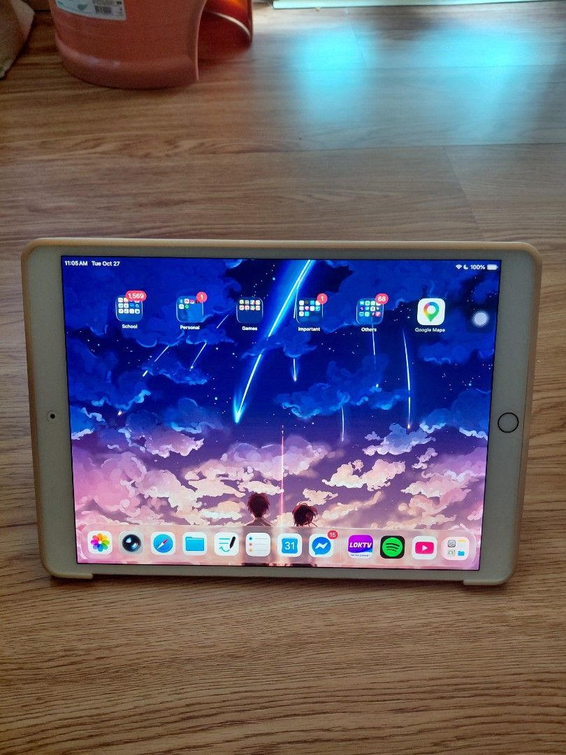Apple iPad Air 3 (2019) 64 GB (Category: iPad) located in Quezon City. Submitted by prelovedbythea19 (Listing ID 1470634151, Image 3). Description: - Model: Apple iPad Air 3 (2019) - Storage Capacity: 64 GB - Color: Gold - Condition: Pre-loved, good working condition with minor cosmetic signs of use on the back casing - Includes protective case - No box and original charger -Currently has a paper like screen protector on -Will send video testing 