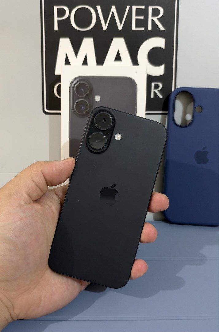 Apple Iphone 16 128gb Black (Category: iPhone 16 Series) located in Quezon City. Submitted by helloqicks (Listing ID 1470695094, Image 1). Description: APPLE IPHONE 16 - 128gb Black - Smooth 99% , protected with casing since day 1 - 89% battery health - No issues - Bought from Powermac - With Box, ejector pin and Original Powermac Silicone Case - Selling for 33,000, slightly negotiable - RFS: Upgrade Location: MOA Area, Pasay City .