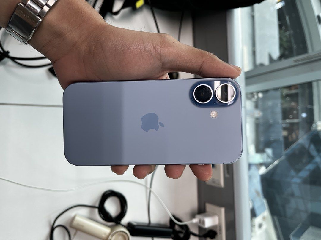 Apple iPhone 17 Blue - Smartlocked (Category: iPhone 17 Series) located in Mandaluyong City. Submitted by leankkkk (Listing ID 1470676966, Image 3). Description: - Condition: 100% working, no issues, normal daily use - Status: Factory reset and ready for the next owner - Reason for selling: Upgrading phone Smartlocked 90% battery Health Still in warranty Nov 24 .