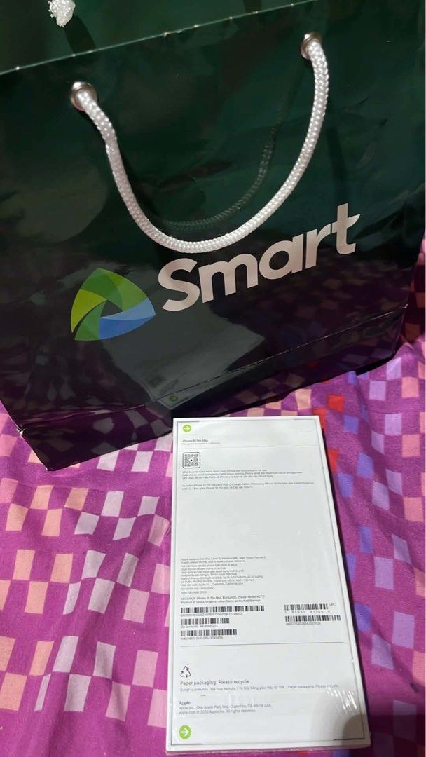 Apple iPhone 18 Pro Max Burgundy 256GB (Category: iPhone 18 Series) located in Manila. Submitted by yerffejnar42782 (Listing ID 1470708780, Image 2). Description: For Sale or swap sa 17/16/15pro max + cash‼️ Brand new Sealed 18 pro max 256gb 🍷 ₱86,999 ( FIXED! Pinakamura sa marketplace) Color: Burgundy 🍷 Brand New SEALED / Not Activated 🥰 LOCAL variant / Smartlocked 😍 ( With Receipt) No issue! 💯 Complete set with paper bag Open for meet up s