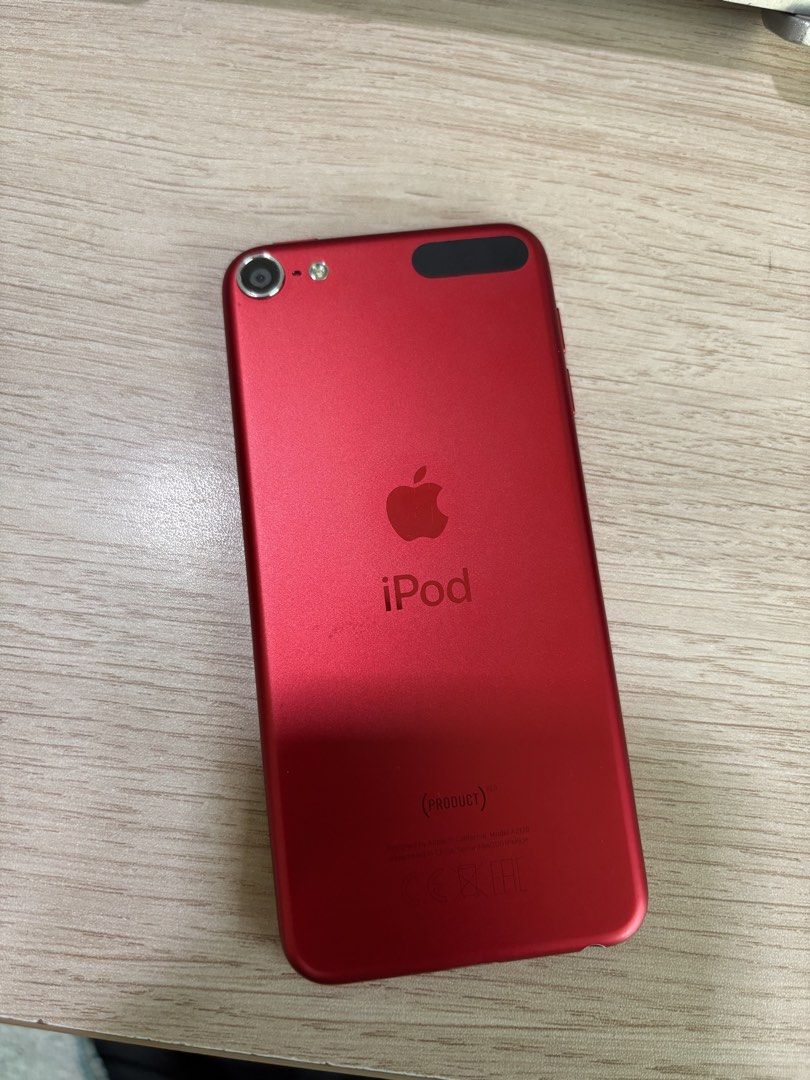 Apple iPod Touch 7th Generation Red 32GB (Category: Portable Music Players) located in Rizal. Submitted by dubu25 (Listing ID 1470560582, Image 2). Description: Ipod Touch 7th Gen Red 32gb -Smooth front and back. -Protected with case and protector since day 1. -Battery health at 84 as per checking a few months ago. Haven’t used it for a year now. I’m just charging it when it needs to be. -Unli reset Not that noticeable and minor issues: -A scratc