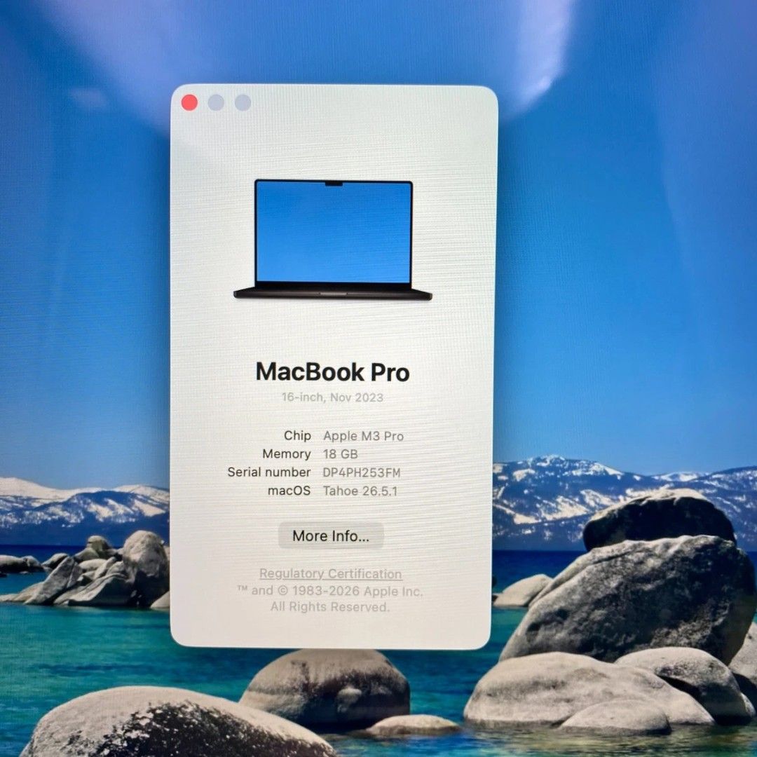 Apple MacBook Pro 16" - M3 Pro 18GB RAM 2TB SSD Black (Category: Laptops & Notebooks) located in Caloocan City. Submitted by arieljose212086 (Listing ID 1470666220, Image 2). Description: For sale RUSH Apple MacBook Pro 16" 2023 - Space Black Specs: PROCESSOR APPLE M3 PRO 12-CORE, 18-CORE GPU RAM 18GB MEMORY 2TB SSD Included: Charger/Power Cable Box.