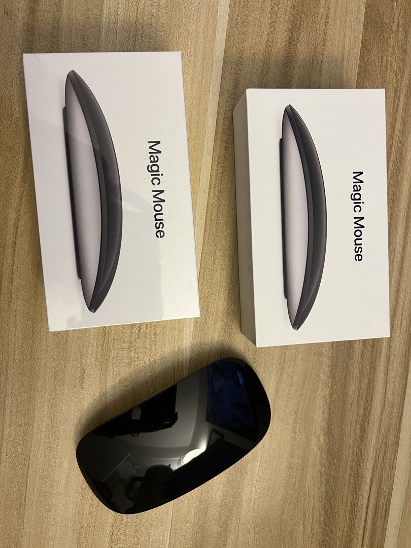 Apple Magic Mouse Black - Brand New (Category: Mouse & Mousepads) located in Paranaque City. Submitted by closetcore (Listing ID 1470692390, Image 2). Description: - Model: Apple Magic Mouse A1657 (Black) - Condition: Brand new, unopened in original retail packaging - Compatibility: Works seamlessly with Mac on the latest macOS version - Design: Sleek, modern aesthetic that elevates any desktop setup - Power: Rechargeable with included USB-C to L