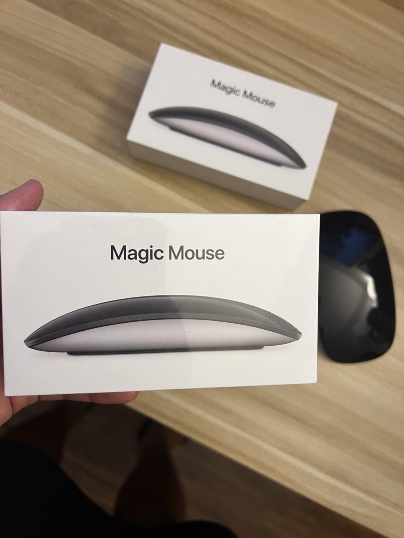 Apple Magic Mouse Black - Brand New (Category: Mouse & Mousepads) located in Paranaque City. Submitted by closetcore (Listing ID 1470692390, Image 1). Description: - Model: Apple Magic Mouse A1657 (Black) - Condition: Brand new, unopened in original retail packaging - Compatibility: Works seamlessly with Mac on the latest macOS version - Design: Sleek, modern aesthetic that elevates any desktop setup - Power: Rechargeable with included USB-C to L