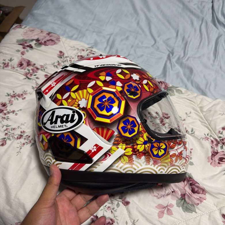 Arai RX7X Nakagami GP3, Motorcycles, Motorcycle Apparel on Carousell