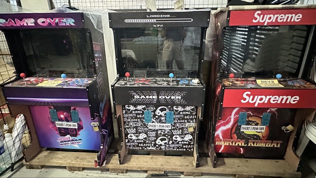 Arcade Machine Coin Operated Game Cabinet, Video Gaming, Video Game ...