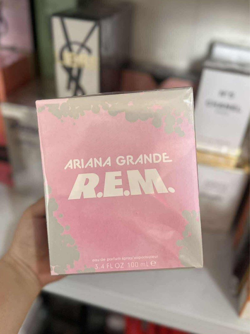 ARIANA GRANDE REM EDP (Category: Fragrance & Deodorants) located in Quezon City. Submitted by embereshop2 (Listing ID 1470559383, Image 1). Description: 📌Please read the last image carefully - all details are already provided. ❗️Offers below the regular price will no longer be entertained. Thank you for understanding. 💰 Mode of Payment (MOP): GCash 📦 Mode of Delivery (MOD): Lalamove – Same-day delivery (5 PM cut-off) J&T – Same-day delivery (3
