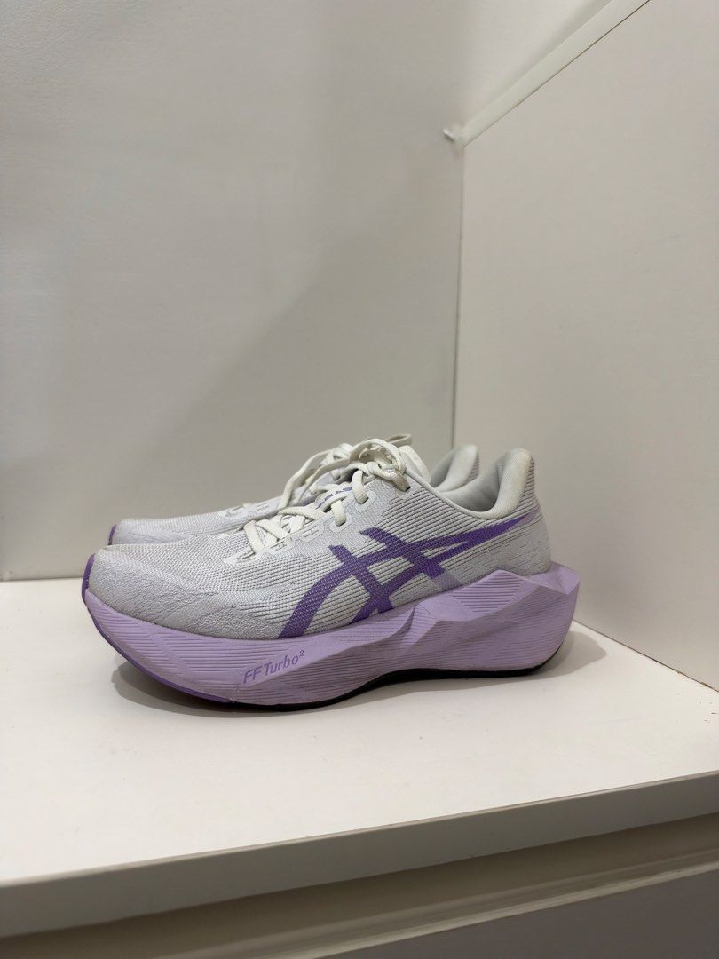 ASICS Novablast 6 (Category: Sneakers) located in Guiguinto. Submitted by tmthylzn (Listing ID 1470727123, Image 1). Description: AUTHENTIC/ORIGINAL Size: 24.5 cm / 7.5 women Almost brand new with 38km mileage only! Location: Plaridel, Bulacan.