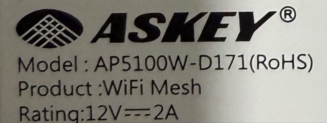 Askey AP5100W-D171 WiFi Mesh System 5 Units (Category: Networking) located in Mabalacat. Submitted by mark.196 (Listing ID 1470566046, Image 1). Description: - Model: Askey AP5100W-D171 WiFi Mesh System - Quantity: 5 units included for seamless whole-house coverage - Design: Clean white aesthetic that blends easily with home interiors - Power: Integrated UK three-pin plug power adapters (12V 2A rating) - Packaging: Original retail box included in