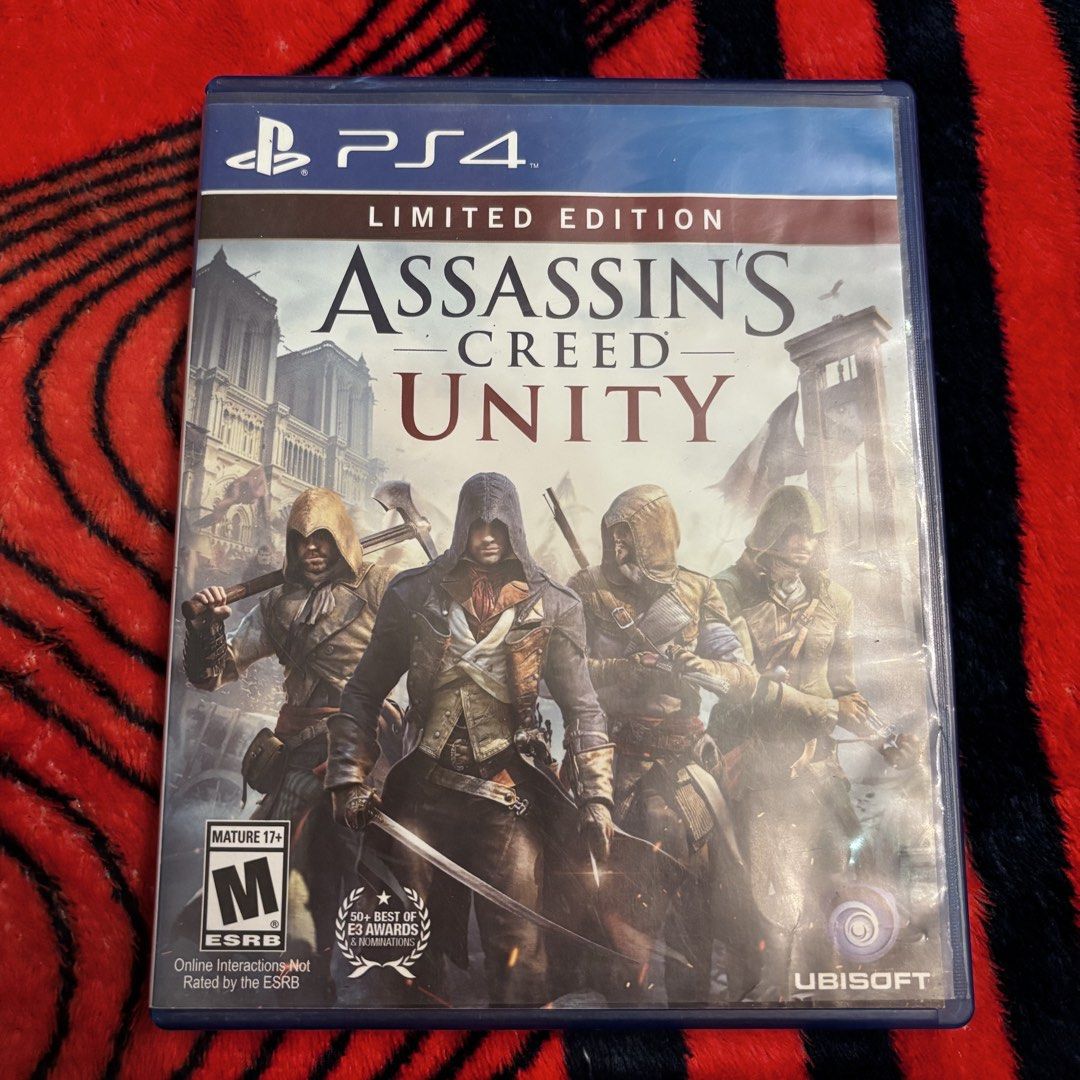Assassin’s Creed Unity Limited Edition PS4 GAME (Category: PlayStation) located in Pasuquin. Submitted by gabelli.declutters (Listing ID 1470565659, Image 1). Description: Notes: Will not entertain resellers, All items are negotiable, wag lang sobrang barat. and all the items is working and good condition Loc: Meycauayan Bulacan, can do meet up basta malapit lang sa location, and pwede rin lalamove or lbc or j&t.