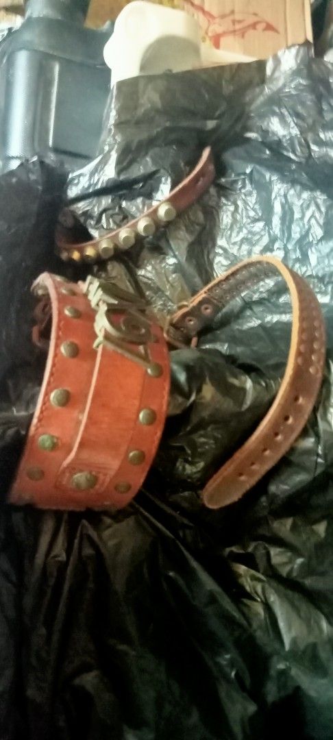 Assorted bracelets, cuffs, chains and leather strap (Category: Bracelets) located in Paranaque City. Submitted by dimaguilaa24827 (Listing ID 1470648403, Image 2). Description: - Mixed bundle of fun and colorful fashion accessories - Includes plastic chains, leather cuffs, colorful snap bracelets, and striped fabric sold per PC straps - Great for DIY crafts, costume parties, or everyday styling - Sold as a complete set - grab them all in one go!.