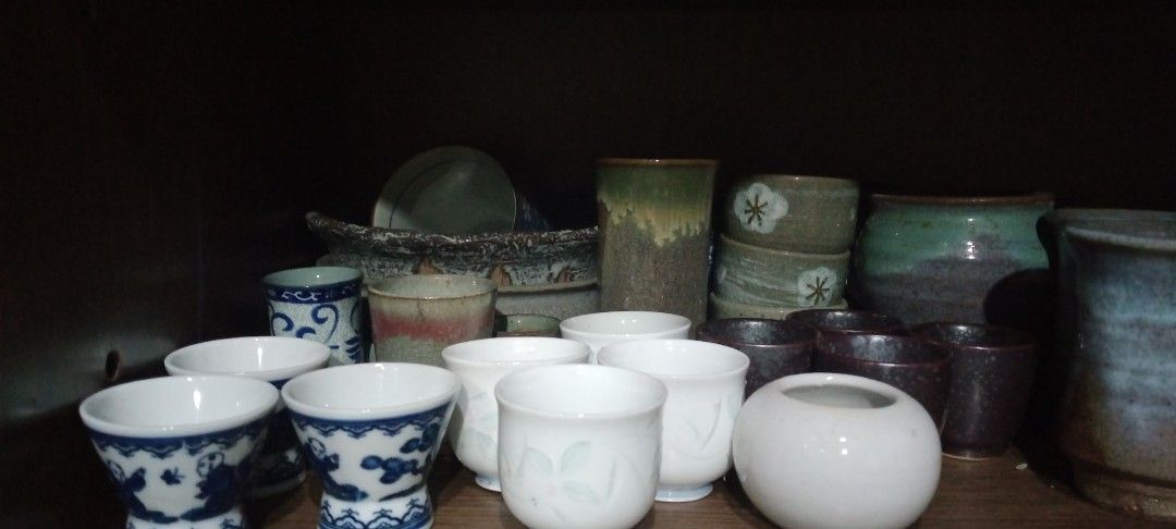 Assorted ceramic teapots cups and saucers set (Category: Coffee & Tea Tableware) located in Talisay. Submitted by arnilynluc61194 (Listing ID 1470732891, Image 3). Description: - Beautiful handmade ceramic tea set bundle - Includes teapots, cups, saucers, and small dishes - Features earthy glazes, classic blue and white patterns, and authentic red clay teapots - Various sizes and unique styles included - Ideal for tea enthusiasts and pottery coll