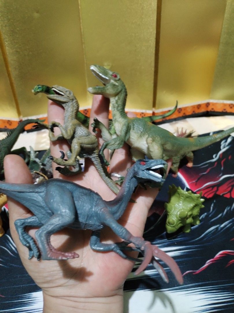 Assorted Dinosaur Toy Figures Set (Category: Figurines & Statues) located in La Trinidad. Submitted by malditas (Listing ID 1470705529, Image 2). Description: - Lot of plastic dinosaur action figures - Includes T-Rex, Triceratops, Brachiosaurus, Stegosaurus, and raptors - Assorted colors and sizes - Perfect for kids' playtime, gifts, or collection displays - Selling as a complete set (all items included as seen in photos) - Meet-up or shipping op