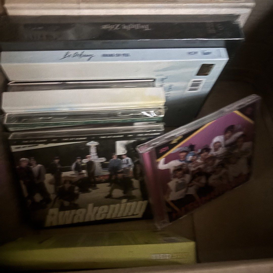 Assorted K-pop Albums Set (Category: K-Wave Merchandise) located in Quezon City. Submitted by lee.selection (Listing ID 1470709960, Image 2). Description: Assorted K-pop Albums Set Official Wysiwyg As is may nahalo na jpop and acrylic, as is 200php set.