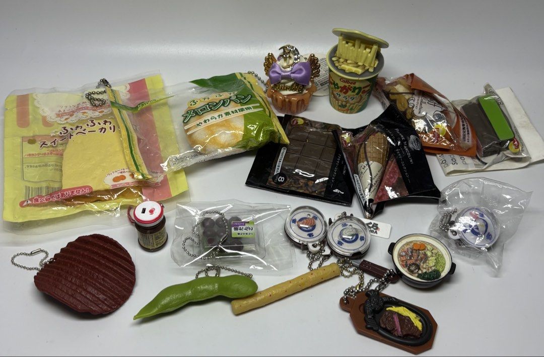 Assorted Miniature Gashapon Food Charms Set (Category: Character Goods) located in General Trias. Submitted by shxx_phine (Listing ID 1470691636, Image 1). Description: 📌LP posted, PLS refrain from haggling 📌 all items are japan surplus finds 📌 STRICTLY mine now, pay after invoice 📌 NO RUSH shipping (we ship every tues & fri, depending on our availability) 📌 NO cancellation, return and refunds mod | j&t, lalamove mop | gcash , maribank 📍cav
