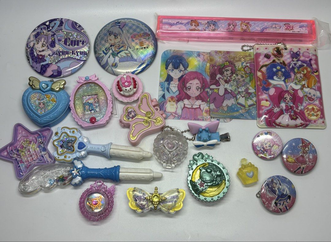 Assorted Precure Pretty Cure Toys and Merch Set (Category: Character Goods) located in General Trias. Submitted by shxx_phine (Listing ID 1470692211, Image 1). Description: 📌LP posted, PLS refrain from haggling 📌 all items are japan surplus finds 📌 STRICTLY mine now, pay after invoice 📌 NO RUSH shipping (we ship every tues & fri, depending on our availability) 📌 NO cancellation, return and refunds mod | j&t, lalamove mop | gcash , maribank �
