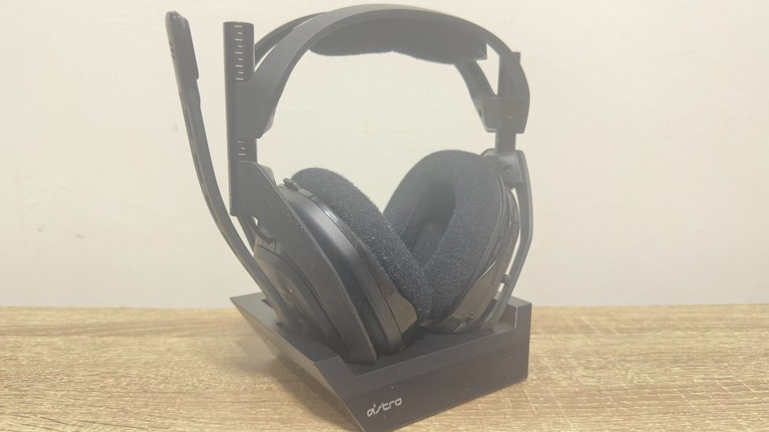 Astro Gaming Headset with Base Station (Category: Headphones & Headsets) located in Manila. Submitted by lonegamerxgoodfinds (Listing ID 1470581347, Image 2). Description: - Model: Black Astro Gaming Headset with charging base station - Condition: Clean, well-maintained, and 100% working - Features: Adjustable boom microphone on the left, intact fabric ear cushions and headband padding - Compatibility: Great for both PC and console gaming setups 