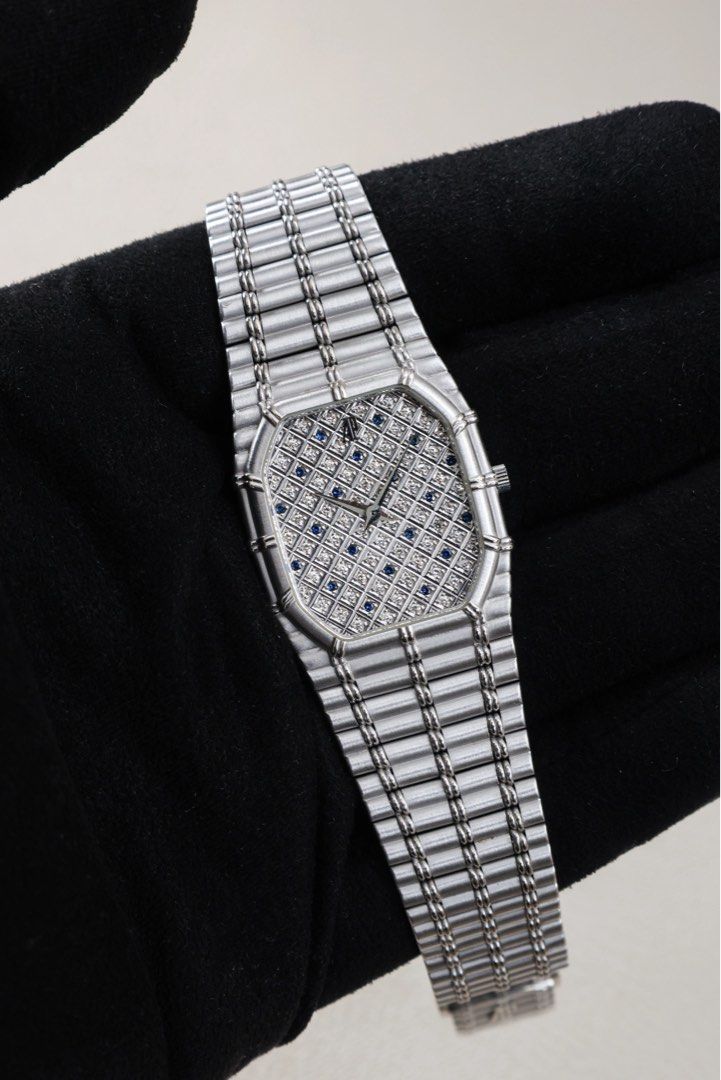 Audemars Piguet Bamboo (Category: Luxury Watches) located in Makati City. Submitted by vintage.grail (Listing ID 1470632076, Image 2). Description: Audemars Piguet Bamboo Reference 14376BC White Gold Manual movement Circa 1980 Priced at Php 4,480,000 DM or call to reserve. Available for viewing at Vintage Grail, The Peninsula Manila .
