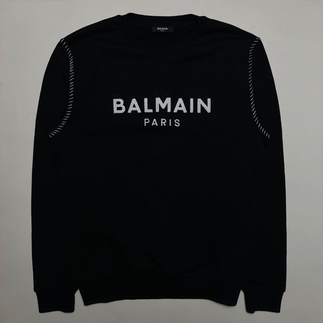 Authentic Balmain Paris Black Sweater (Category: Coats, Jackets and Outerwear) located in Caloocan City. Submitted by achilles_grails (Listing ID 1470676821, Image 1). Description: .