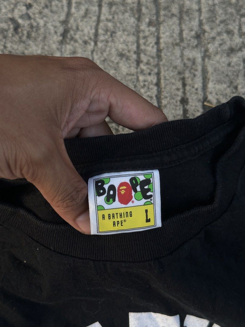 Authentic Bape (Category: Activewear) located in Alitagtag. Submitted by bhthrift_30 (Listing ID 1470649182, Image 3). Description: Authentic Bape Large on tag 4300 freeship Good as new Dm📩.
