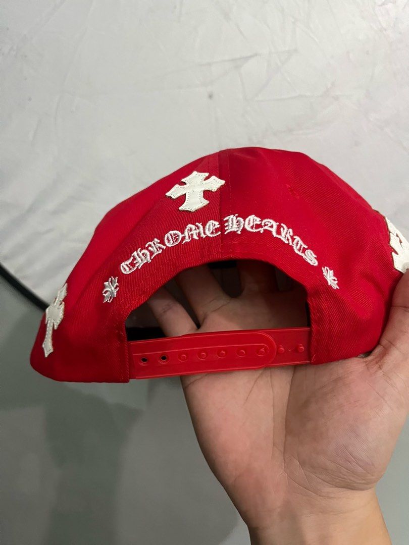 Authentic Chrome Hearts Red Cap White Patch 🧢 | Brand New | Complete Tags | Below SRP (Category: Caps & Hats) located in Manila. Submitted by oseancollective.official (Listing ID 1470637522, Image 3). Description: Make your streetwear fit stand out with this Chrome Hearts red cap featuring a clean white patch design! 🔥 Perfect for everyday outfits, streetwear looks, and cap collectors. At OSean Collective, we bring you stylish branded caps at s
