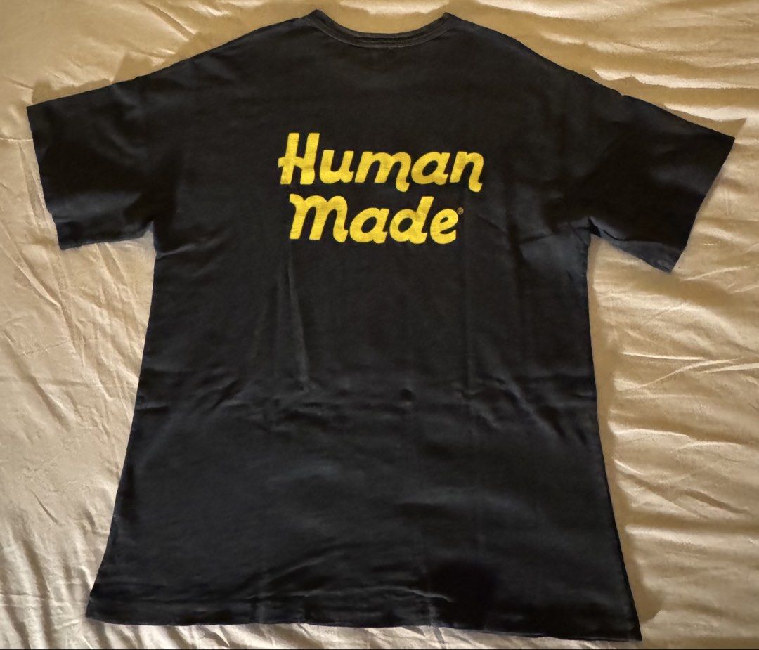 Authentic Human Made Bubble Tea TEE (Category: Tshirts & Polo Shirts ) located in Manila. Submitted by aahahanyenye (Listing ID 1470720087, Image 1). Description: - Human Made Grey-ish to Black (Almost like faded color) Bubble Tea Shirt - Authentic (As seen in the fabric of the shirt) - Rare Auth Piece in my opinion Message for Questions.