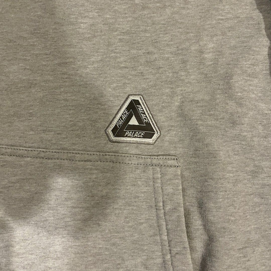 Authentic Palace hoodie (Category: Coats, Jackets and Outerwear) located in Marikina City. Submitted by menggufinds (Listing ID 1470646102, Image 3). Description: For Sale: Palace Skateboard hoodie Color: grey/ oat Condition: 9/10 *item is orginial but was resized Size: on tag XL but fits like an M Dimensions: L: 26in W: 23in.