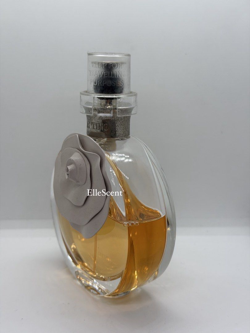 Authentic Valentino Valentina Eau De Parfum Partial/used Discontinued (Category: Fragrance & Deodorants) located in Mandaluyong City. Submitted by elle_scent (Listing ID 1470620416, Image 2). Description: Classic & Discontinued Fragrance! A beautiful, feminine fragrance from Valentino, presented in its iconic round glass bottle with a sculpted flower detail. 🌸 Scent Description: * Top notes: Bergamot and white truffle * Heart notes: Strawberry, 