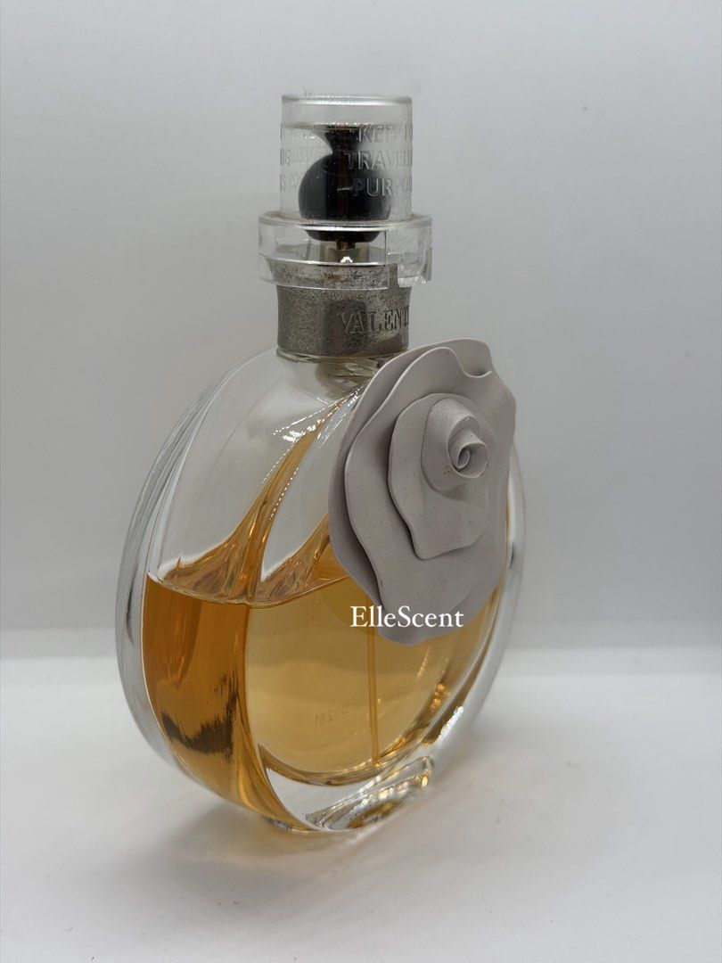 Authentic Valentino Valentina Eau De Parfum Partial/used Discontinued (Category: Fragrance & Deodorants) located in Mandaluyong City. Submitted by elle_scent (Listing ID 1470620416, Image 3). Description: Classic & Discontinued Fragrance! A beautiful, feminine fragrance from Valentino, presented in its iconic round glass bottle with a sculpted flower detail. 🌸 Scent Description: * Top notes: Bergamot and white truffle * Heart notes: Strawberry, 