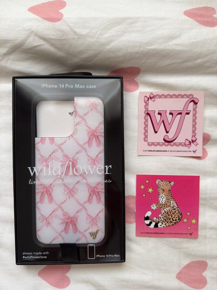Authentic Wildflower Cases Ballerina iPhone 14 Pro Max (Category: Cases & Sleeves) located in Las Pinas. Submitted by thealyssacloset (Listing ID 1470588930, Image 1). Description: RFS: Phone Upgrade 100% Authentic Comes with the stickers.