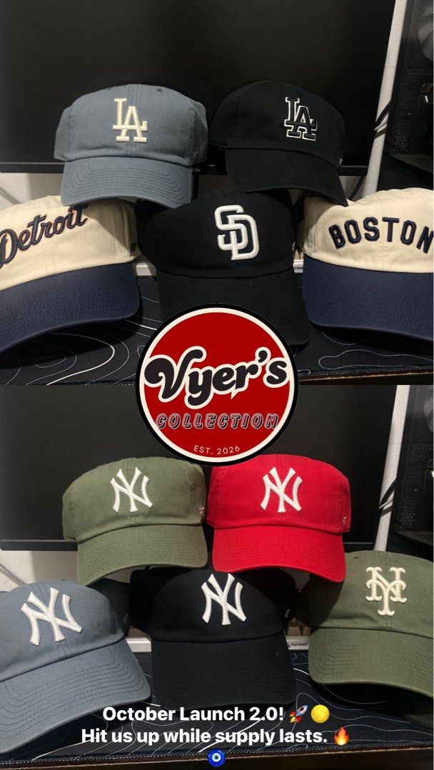 Authentic/Original ‘47 Brand Caps (Category: Caps & Hats) located in Manila. Submitted by jhndxtrnt (Listing ID 1470704167, Image 2). Description: Authentic/Original ‘47 Brand Caps! 💯🧢 ‘47 Clean Up Buckle Strap Free stickers and sweatband protector for every purchase. Hit me up for more details! 📨🙏🏻 📌Brgy. 𝖲𝖺𝗇𝗍𝖺 𝖠𝗇𝖺 𝖯𝖺𝗍𝖾𝗋𝗈𝗌, 𝖬𝖾𝗍𝗋𝗈 𝖬𝖺𝗇𝗂𝗅𝖺 𝐃𝐢𝐬𝐜𝐥𝐚𝐢𝐦𝐞𝐫: 𝖶𝖾 𝖺𝗋𝖾 𝗇𝗈𝗍 𝖽𝗂𝗋𝖾𝖼𝗍𝗅𝗒 𝖺𝖿𝖿𝗂𝗅𝗂𝖺𝗍𝖾𝖽