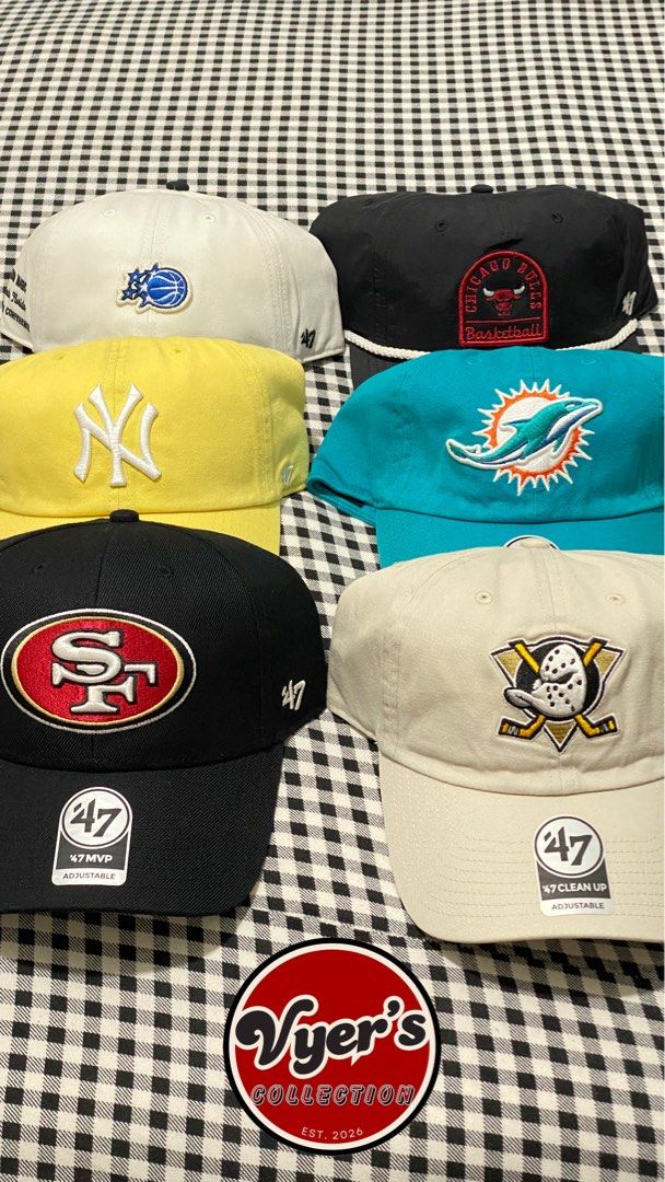 Authentic/Original ‘47 Brand Caps (Category: Caps & Hats) located in Manila. Submitted by jhndxtrnt (Listing ID 1470704647, Image 1). Description: Authentic/Original ‘47 Brand Caps! 💯🧢 ‘47 Clean Up Buckle Strap Free stickers and sweatband protector for every purchase. Hit me up for more details! 📨🙏🏻 📌Brgy. 𝖲𝖺𝗇𝗍𝖺 𝖠𝗇𝖺 𝖯𝖺𝗍𝖾𝗋𝗈𝗌, 𝖬𝖾𝗍𝗋𝗈 𝖬𝖺𝗇𝗂𝗅𝖺 𝐃𝐢𝐬𝐜𝐥𝐚𝐢𝐦𝐞𝐫: 𝖶𝖾 𝖺𝗋𝖾 𝗇𝗈𝗍 𝖽𝗂𝗋𝖾𝖼𝗍𝗅𝗒 𝖺𝖿𝖿𝗂𝗅𝗂𝖺𝗍𝖾𝖽