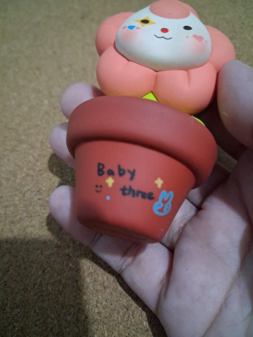 Baby 3 peach flower figure display (Category: Designer & Blind Box Toys) located in Candelaria. Submitted by naturecrystal (Listing ID 1470649244, Image 3). Description: Baby 3 peach flower figure display. JUST MESSAGE ME FOR MORE DETAILS. SHIPPING ONLY JNT COURIER..