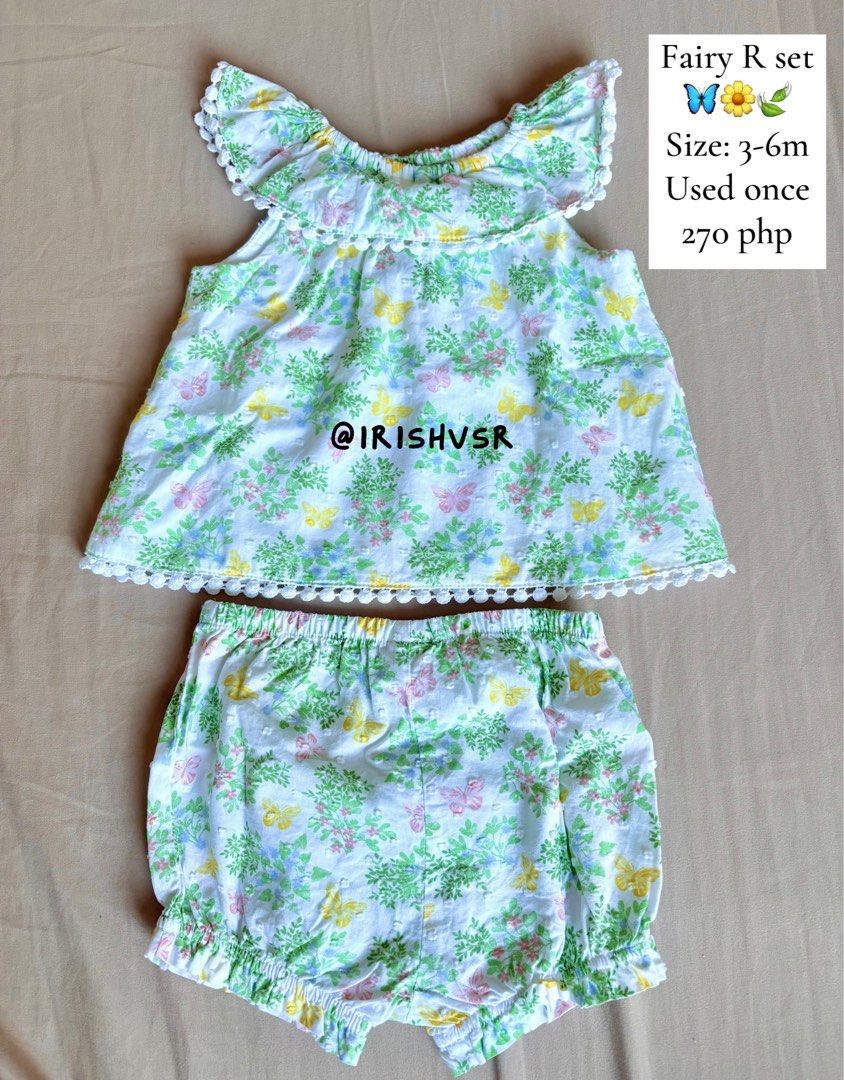Baby clothes for sale (Category: Babies & Kids Fashion) located in Las Pinas. Submitted by estelleee.star (Listing ID 1470737623, Image 3). Description: Details and prices included in each photo.