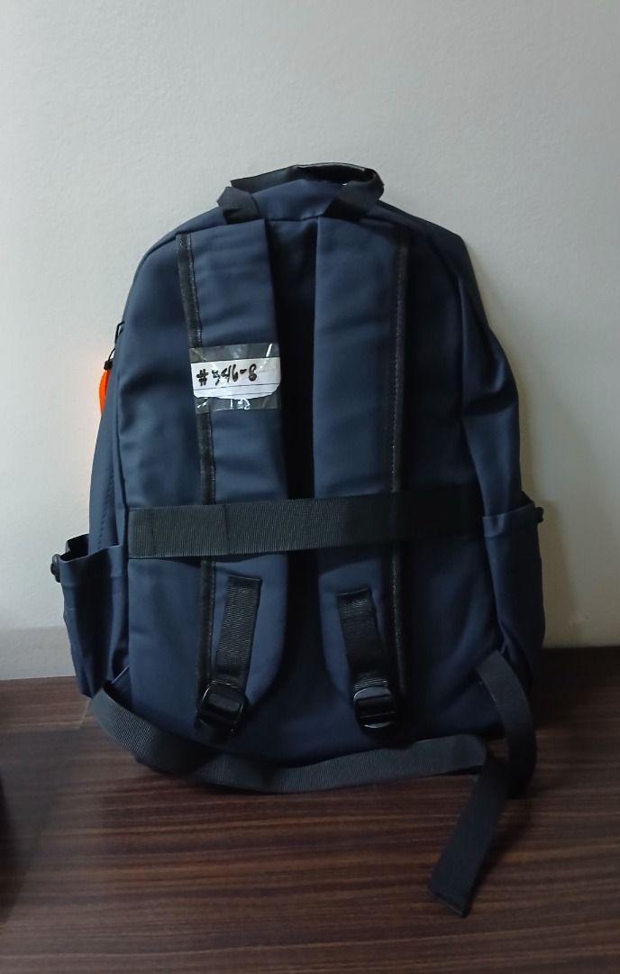 Backpack Simple Casual Bag Black Navy Blue (Category: Backpacks) located in Manila. Submitted by townlites (Listing ID 1470565850, Image 2). Description: Lalamove delivery with shipping fee Available black and navy blue Size: 41 x 13 x 28 cm Closure type: zipper Fashion bag Backpack style Brand new Quality product.